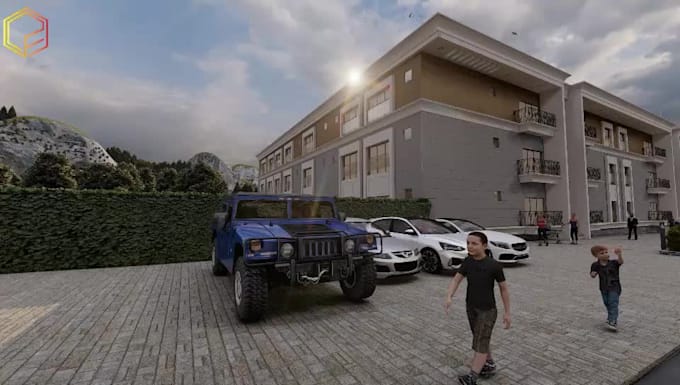 make 3d design and render your dream project completely