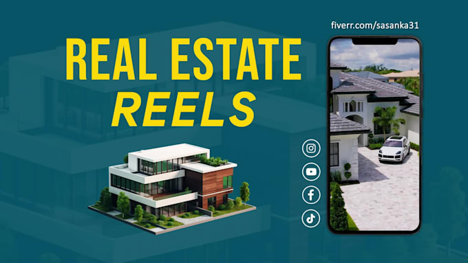 do real estate reels video editing for listings and promos
