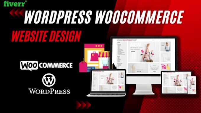 build wordpress woocommerce website for your ecommerce online store