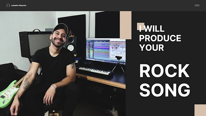 professionally produce, mix and master your rock song