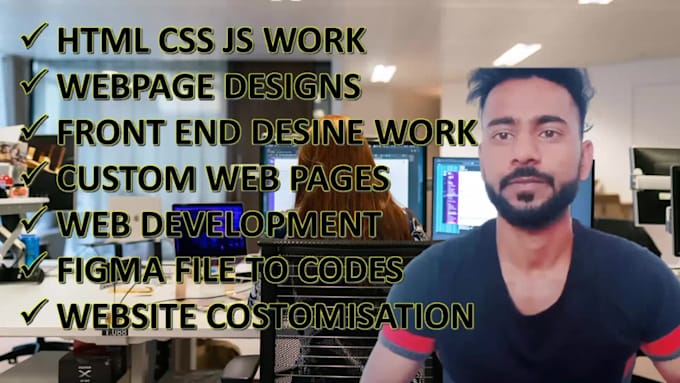 Write html css javascript, figma to code work for you by Shailender00 ...