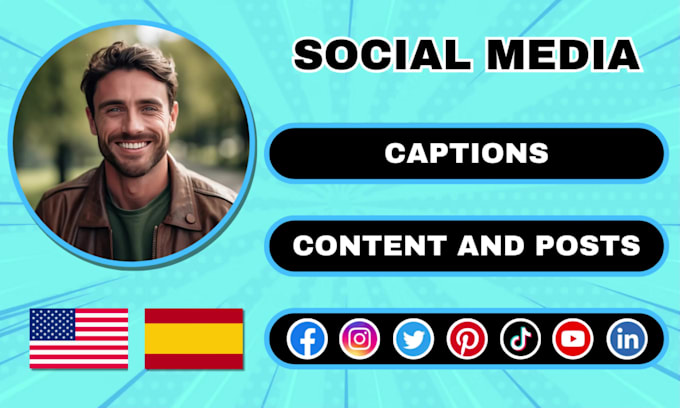 Write social media captions and content for your posts by Fran_mr | Fiverr