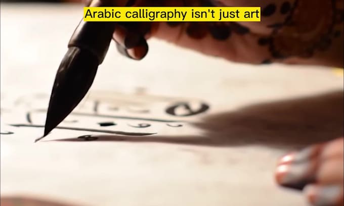 do arabic logo design and arabic calligraphy