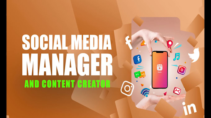 be your social media manager and content creator