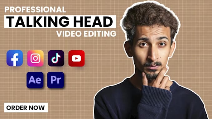 do talking head video editing or talking head youtube video editing