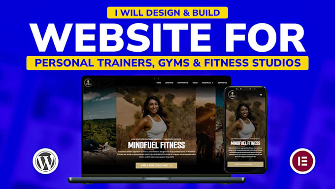 build a fitness website for personal trainers