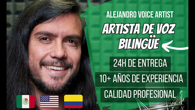 record a mexican latino male voice over