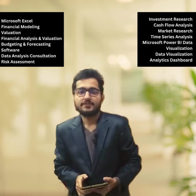 build financial modeling, valuation, budgeting, and financial projections