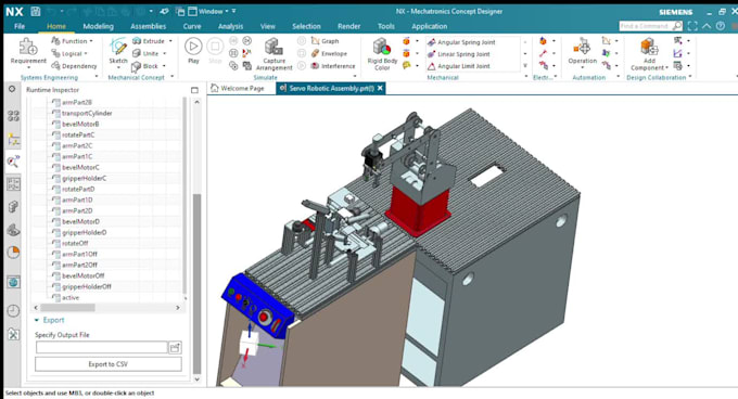 assist in generating 2d and 3d cad models using siemens nx