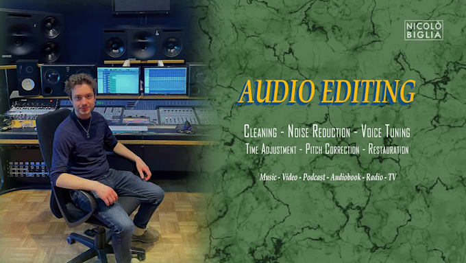 edit, clean, repair, enhance your audio file