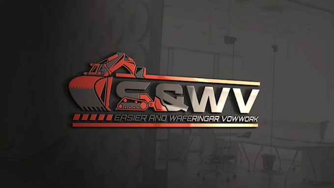 create real estate, construction, excavation logo