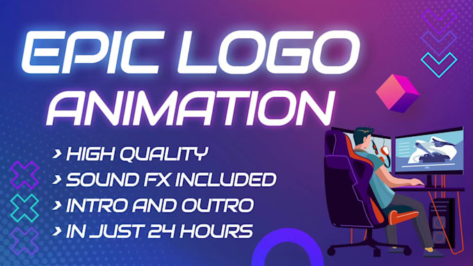 create best logo animation or youtube intro video