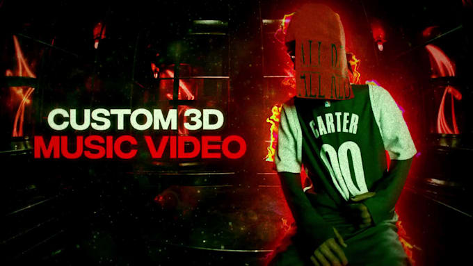 create 3d animated music video with custom 3d characters