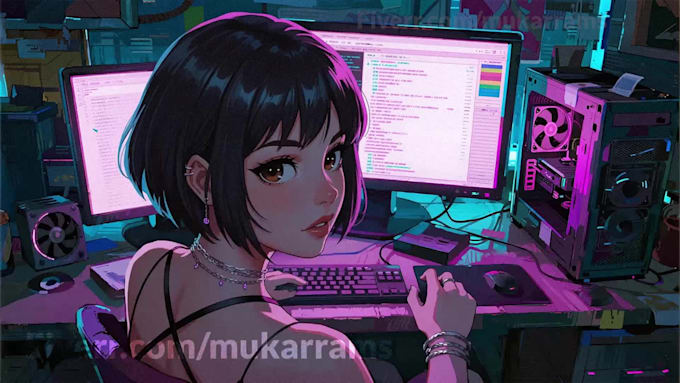 create animated screens for streamers, starting soon, brb, ending
