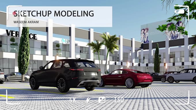 do sketchup 3d model and realistic renders