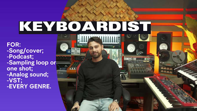 be your keyboardist for anything you want