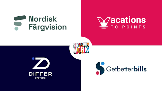 design logo, branding guide for your business with all files