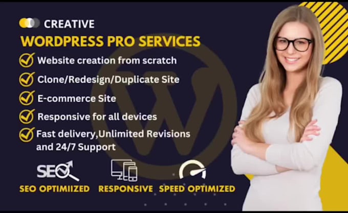make responsive wordpress website design or website redesign