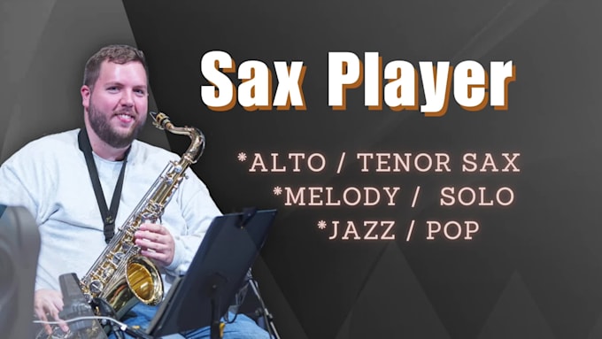 be your jazzy saxophone player