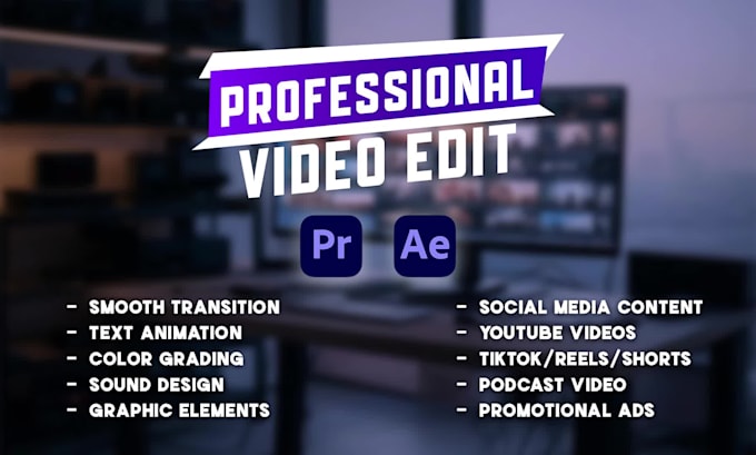 professionally edit videos with visual effects