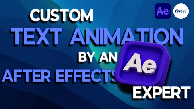 animate your text with professional after effects motion