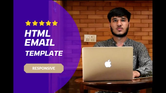 design a responsive HTML email template or newsletter