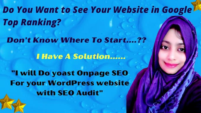do yoast onpage SEO for your wordpress site with depth audit