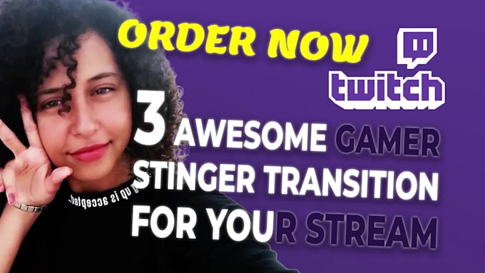 create 3 awesome stinger transition for obs twitch youtube