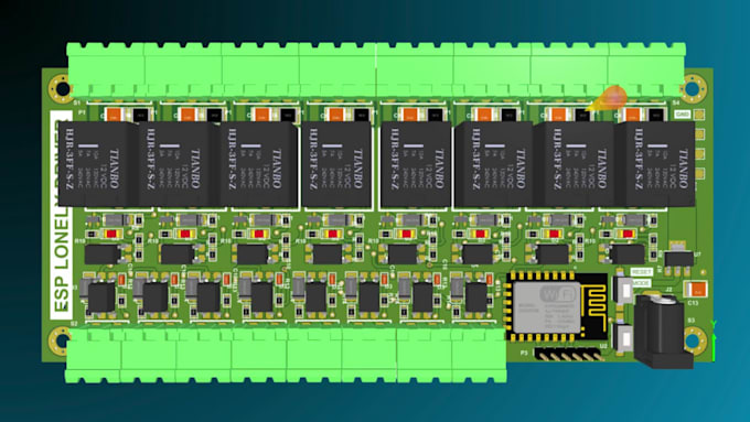 design pcb layout and schematic design in altium kicad or easyeda