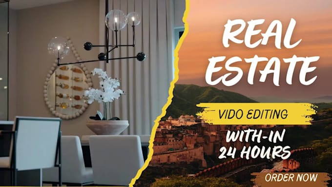 do real estate video editing for listings, tours, for youtube and instagram