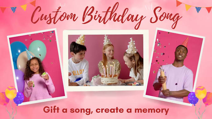 create custom birthday song