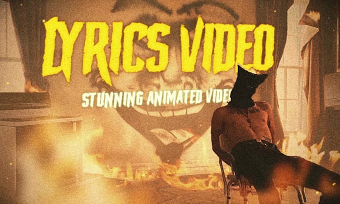 create a stunning 3d or mixed media animated lyric video