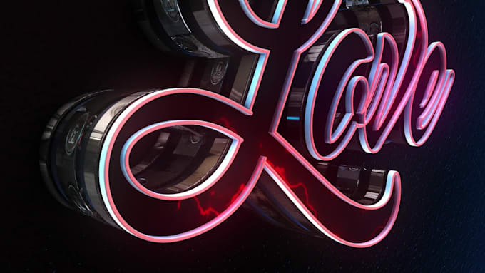 be make 3d logo animation video