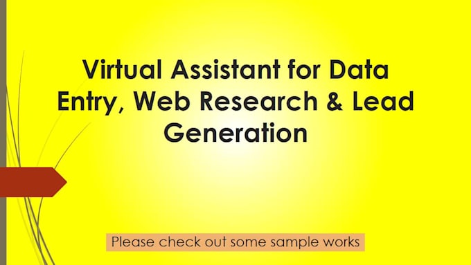 do accurate data entry, web research, data collection, scraping and data mining