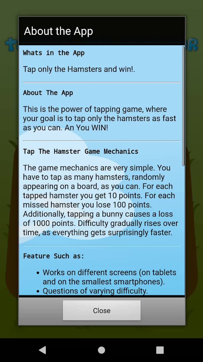 Make a finger and tapping earning game for you by Hilariogabia Fiverr