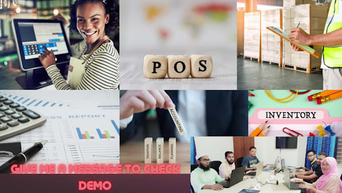 setup advance pos accounting stock inventory software erp hrm CRM