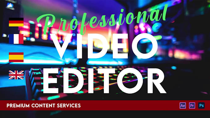 professional commercial and product video editing
