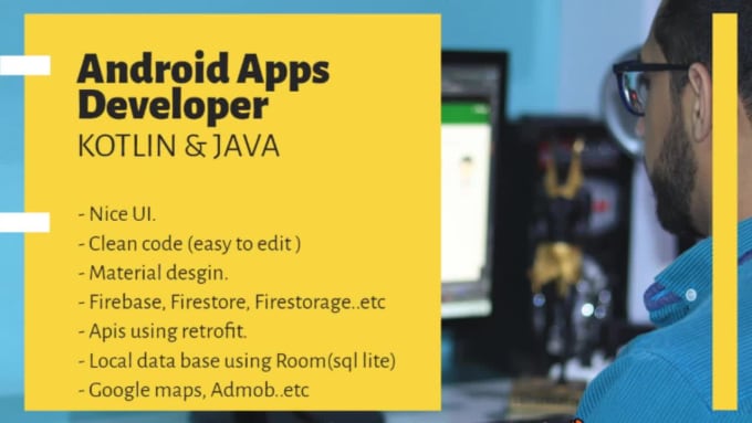 Develop and code android apps in android studio by Bassemomar752 | Fiverr