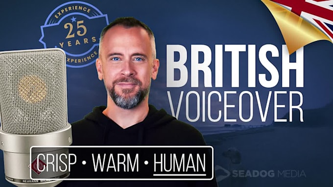 be your best real human british voiceover