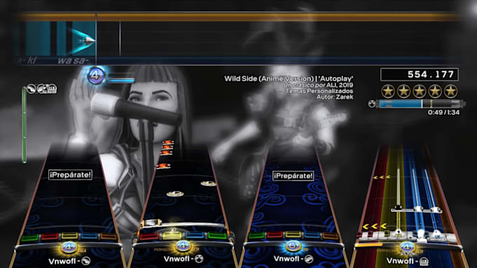make a chart for rock band 3