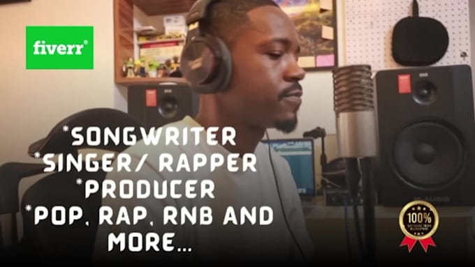 be your male singer songwriter and write you a custom song