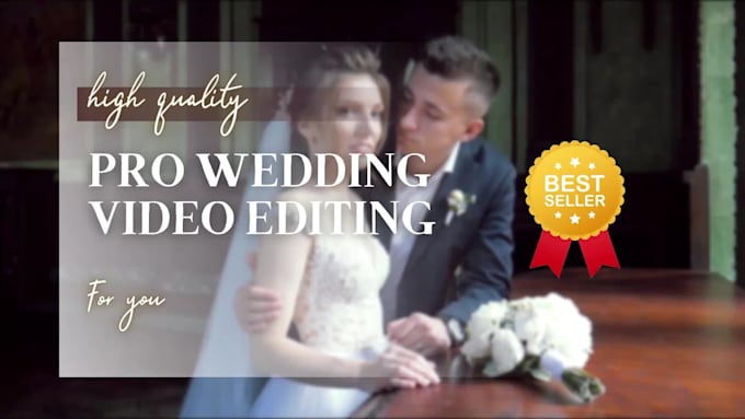 professional wedding video editing