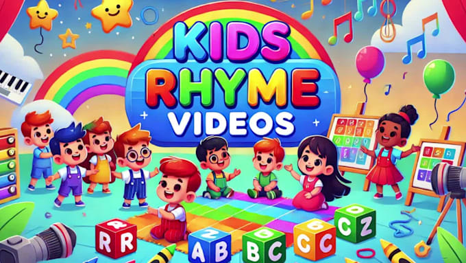 make kids learning videos and rhymes for youtube