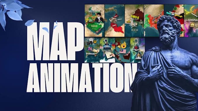 create 2d and 3d map animation with dynamic sound design