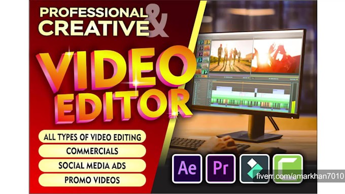 do professional video editing and video ads in 24hr