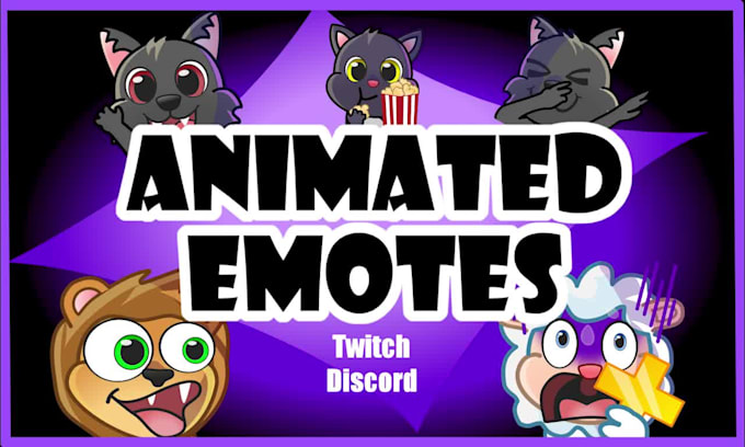 create custom twitch emotes animated