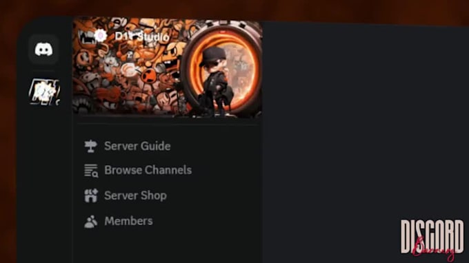 design animated discord logo and banner