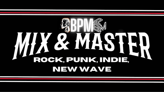 mix and master your rock, punk, ska or indie rock music, mixing engineer