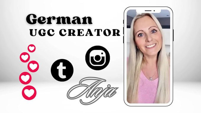 create german ugc tiktok or reels in german