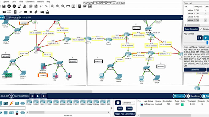 design and simulate a custom network with cisco packet tracer
